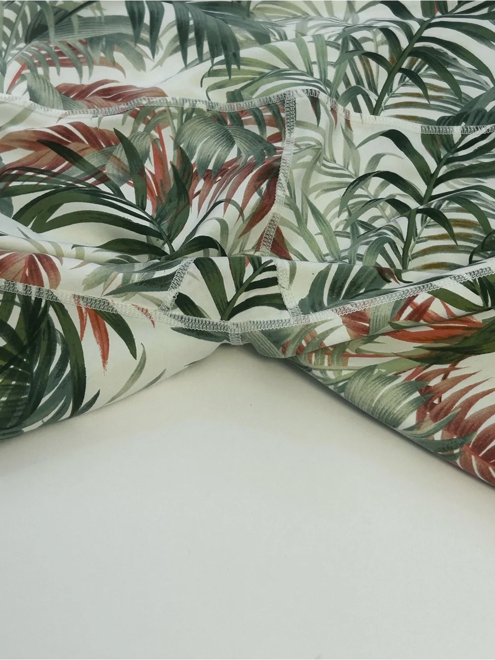 Mono B Tropical Palm Print Matching Yoga Set Sports Bra Leggings Medium M